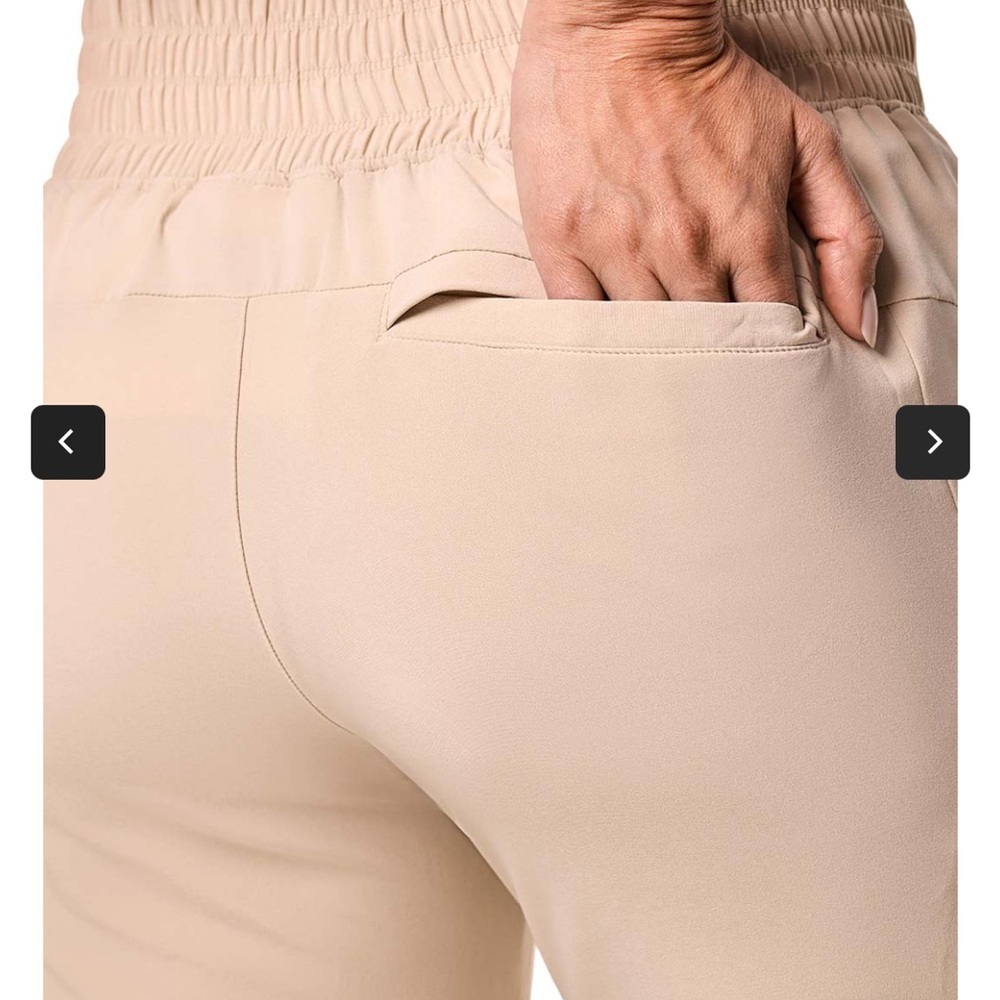 Women's Medium Coolipar Khaki Travel Pants UPF 50+ - Picture 2 of 11